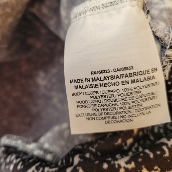 Nike Dri-FIT Pullover Hoodie XL Black Speckled Volt Green Swoosh Sweatshirt - Picture 6 of 14